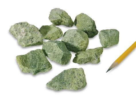 Mineral Olivine: Pack of 10 - Rocks/Kits Online | Teacher Supply Source