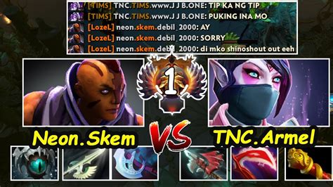 Crazy Top 1 MMR Fight TNC Armel Templar Vs Skem Anti Mage Dota 2