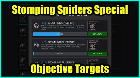 Stomping Spiders Special Objective Targets Mcoc Youtube