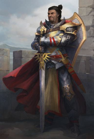 Alternate Paladin Portrait At Pathfinder Wrath Of The Righteous Nexus