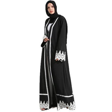 Babalet Womens Elegant Modest Muslim Islamic Clothing Long Sleeve Full