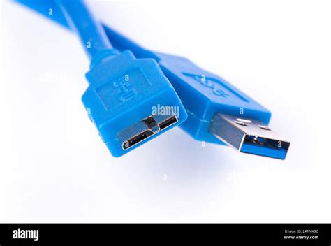 USB 3.0 cable & connectors Stock Photo - Alamy