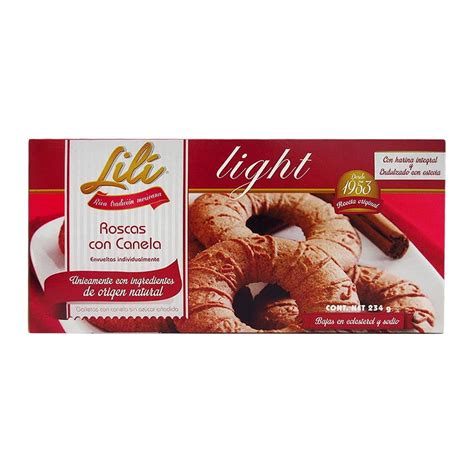 Galletas Lili Light Roscas Con Canela 234 G Walmart