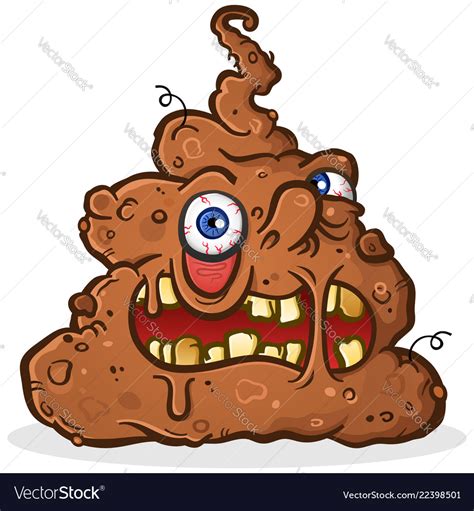 Mad Poop Emoji