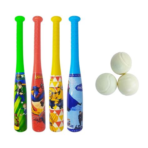 Plastic Baseball Bat And Ball For Toddlers Sports And Outdoor Toys For