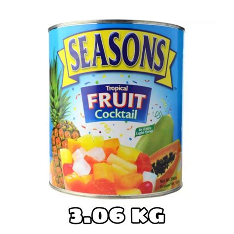 Seasons Fruit Cocktail 3 06kg Shopee Philippines