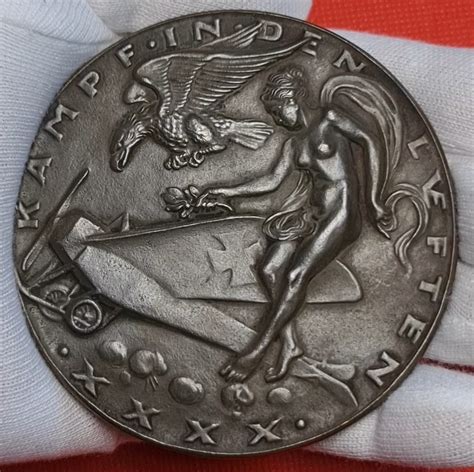 Deutschland Karl Goetz Medaille Kaiserreich Große Bronzegußmedaille