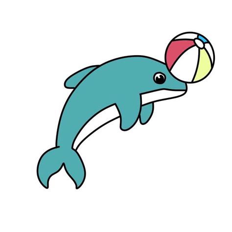 how to drawing dolphin