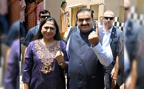 Adani Group Chairman Gautam Adani Votes, Calls It A Right, Responsibility