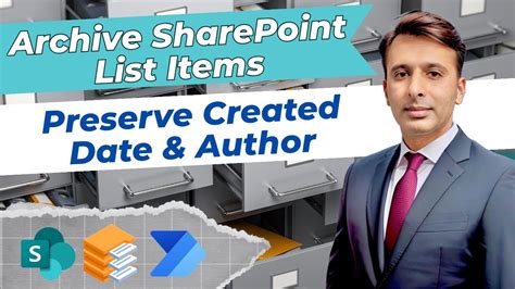 How To Archive Sharepoint List Items With Original Timestamps And