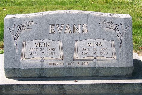 Mina Lavern Ross Evans Homenaje De Find A Grave