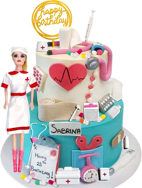 Amazon Pcs Nurse Cake Topper Nursing Cupcake Toppers Nurse