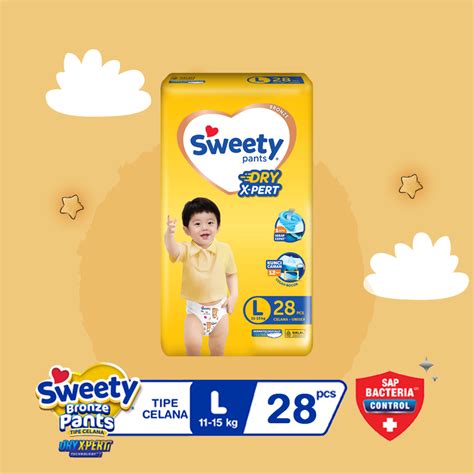 Sweety Bronze Dry X Pert L Sweety Bronze Popok Celana L Lazada