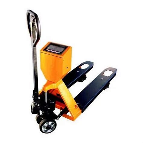 Mild Steel SPS 15 Weighing Scale Pallet Truck Load Capacity 1500Kg At