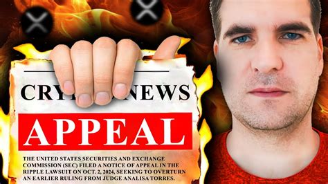 Breaking Xrp News Sec Appeals Ripple Case Xrp Price Dumps Youtube