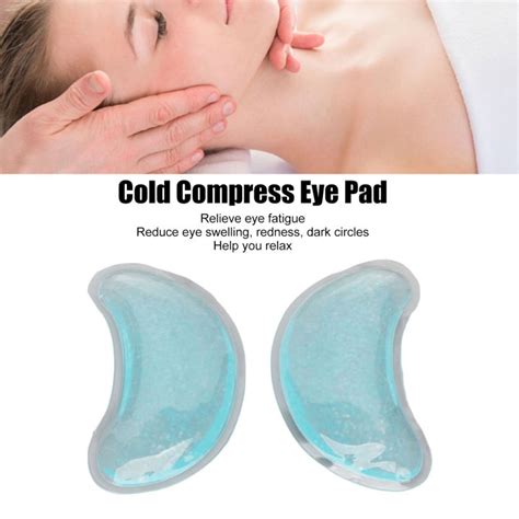 Ice Gel Eye Pack Fatigue Relief Reusable Cooling Eye Pad PVC Soft For