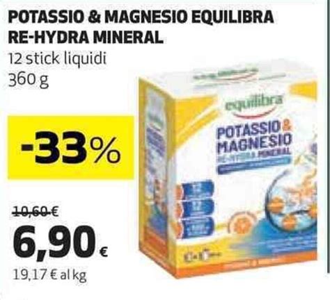 Potassio Magnesio Equilibra Re Hydra Mineral Stick Liquidi G