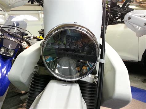 Round Headlight On The Dr650