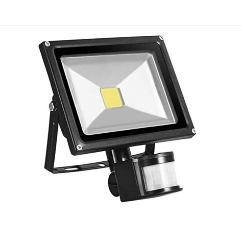 Proiector De Exterior LED 20W Sunmostar Senzor De Miscare Negru