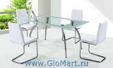 Стол обеденный стеклянный MT-2080(1661) - купить в Москве, GloMart.ru