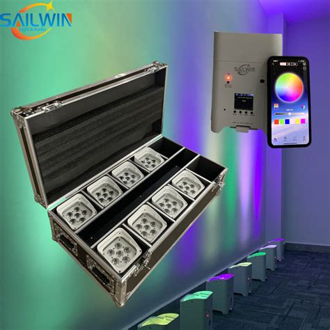 Factory Price X W Battery Powered Wifi App Mobile Led Stage Par Light