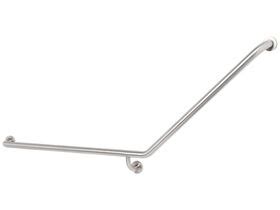 Mobi X Mm X Degree Left Hand Grab Rail Polished Stainless