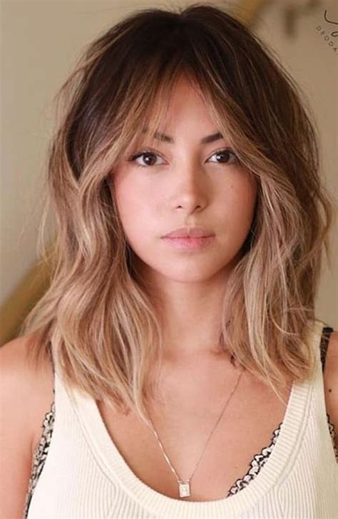 Ideas For Coiffure Mi Longue Avec Une Frange 9