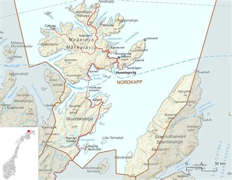 Nordkapp Kommune I Finnmark Store Norske Leksikon