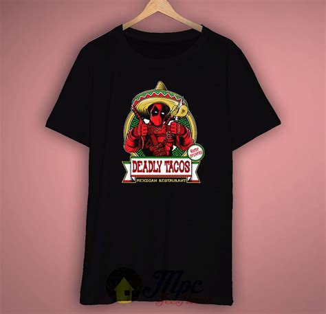 Deadpool Tacos Unisex Premium T Shirt Size Smlxl2xl Shirts Cool