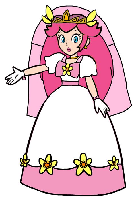 Princess Peach As Wedding Peach Bridal Dress By Joshuat1306 On Deviantart