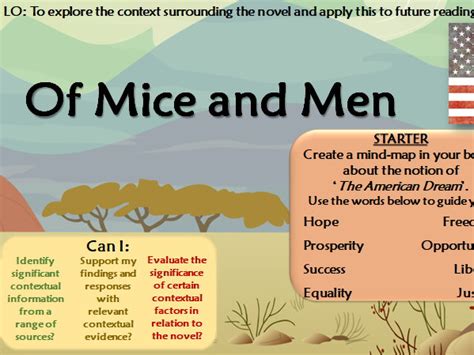 Of Mice And Men Teaching Resources