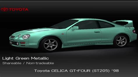 Gran Turismo PPSSPP Toyota CELICA GT FOUR 98 YouTube