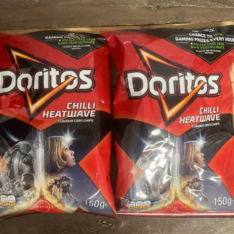 4x Doritos Chilli Heatwave Sharing Tortilla Chips Share Bags 4x150g