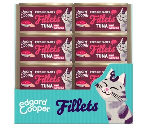 Tuna And Chicken Grain Free Fillets For Cats Edgard And Cooper