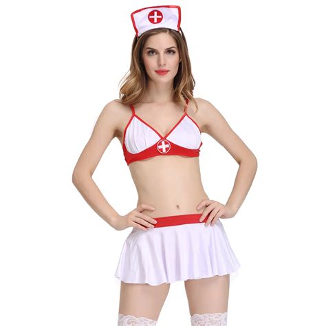 Woman Sexy Lingerie Nurse Cosplay Costume Nurse Uniforms Temptation