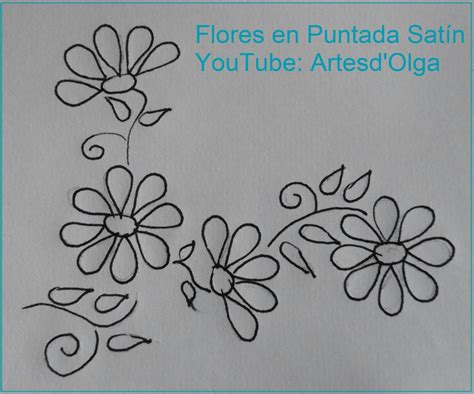 Grecas De Flores Plantillas Dibujos Para Bordar A Mano 316