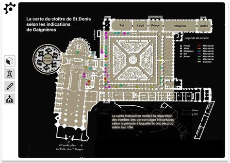 Projet De Carte Interactive Des Tombeaux De Labbaye De Saint Denis