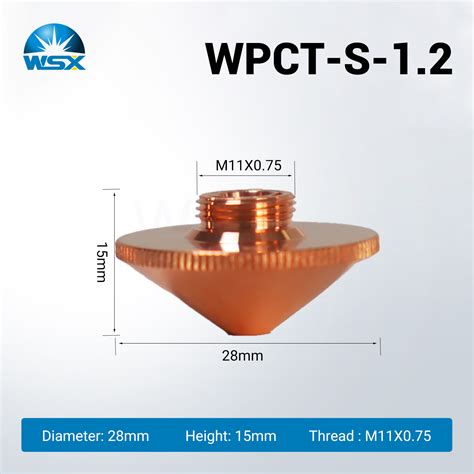 Innovative 28mm Laser Cutter Nozzle with Double Layers Technology from