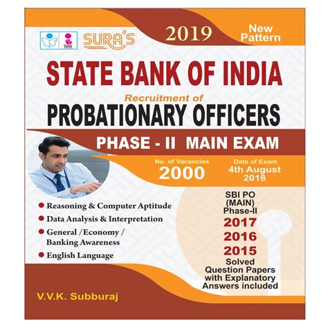 Buy SBI PO Probationary Officers Phase II Main Exam Book Book Online