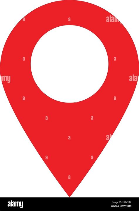 location pin icon on white background. location pin sign. flat style ...