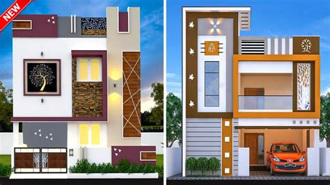 Two Floor House Front Elevation Designs For India Double Floor