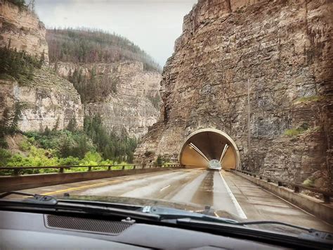 One Of The Many Extraordinary Views Through The Windshield Driving I 70 Through Colorado R