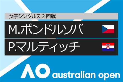 全豪オープンテニス2019【女子】 2回戦 Mボンドルソバ Vs Pマルティッチ Wowowオンデマンドで見る