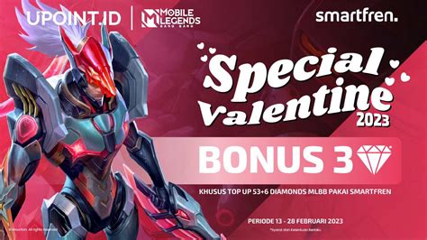 Special Promo Valentine Top Up Mobile Legends Pakai Smartfren Dapat