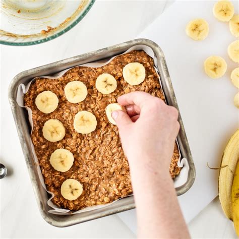 Peanut Butter Banana Oatmeal Breakfast Bars Project Meal Plan