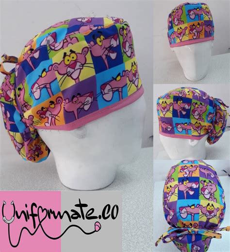 Gorro Quirúrgico Pantera Rosa Gorros Quirúrgicos Personalizados