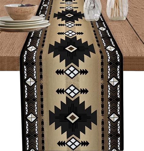 Amazon Cotton Linen Western Southwestern Table Runner Inches