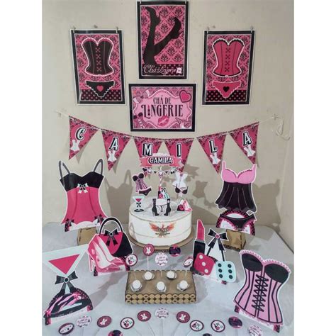 Kit só um bolinho CHÁ DE LINGERIE Shopee Brasil