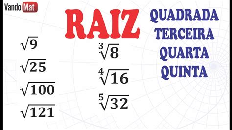 Raiz Quadrada C Bica Quarta Quinta Encceja Raiz Enem