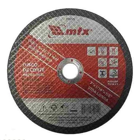 Disco De Corte MTX Para Aço Inox 7 Pol Pires Martins